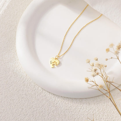 Custom Paw Print Pendant