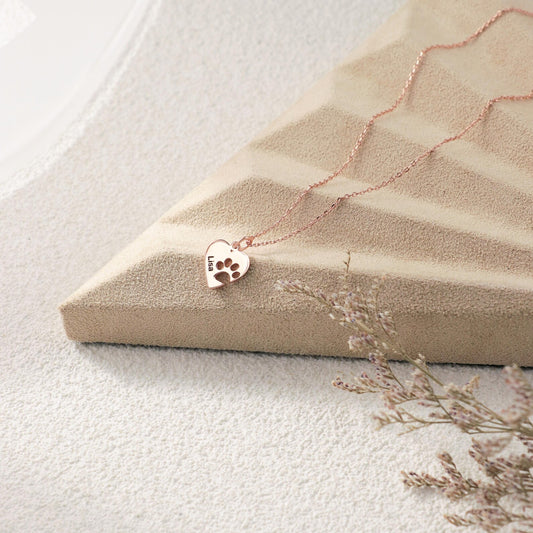 Custom Paw Print Pendant