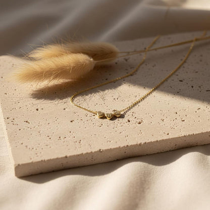 Initial Heart Charm Necklace