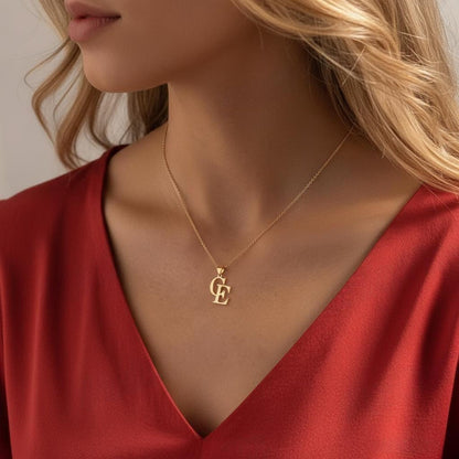 Two Letter Initial Personalised Necklace