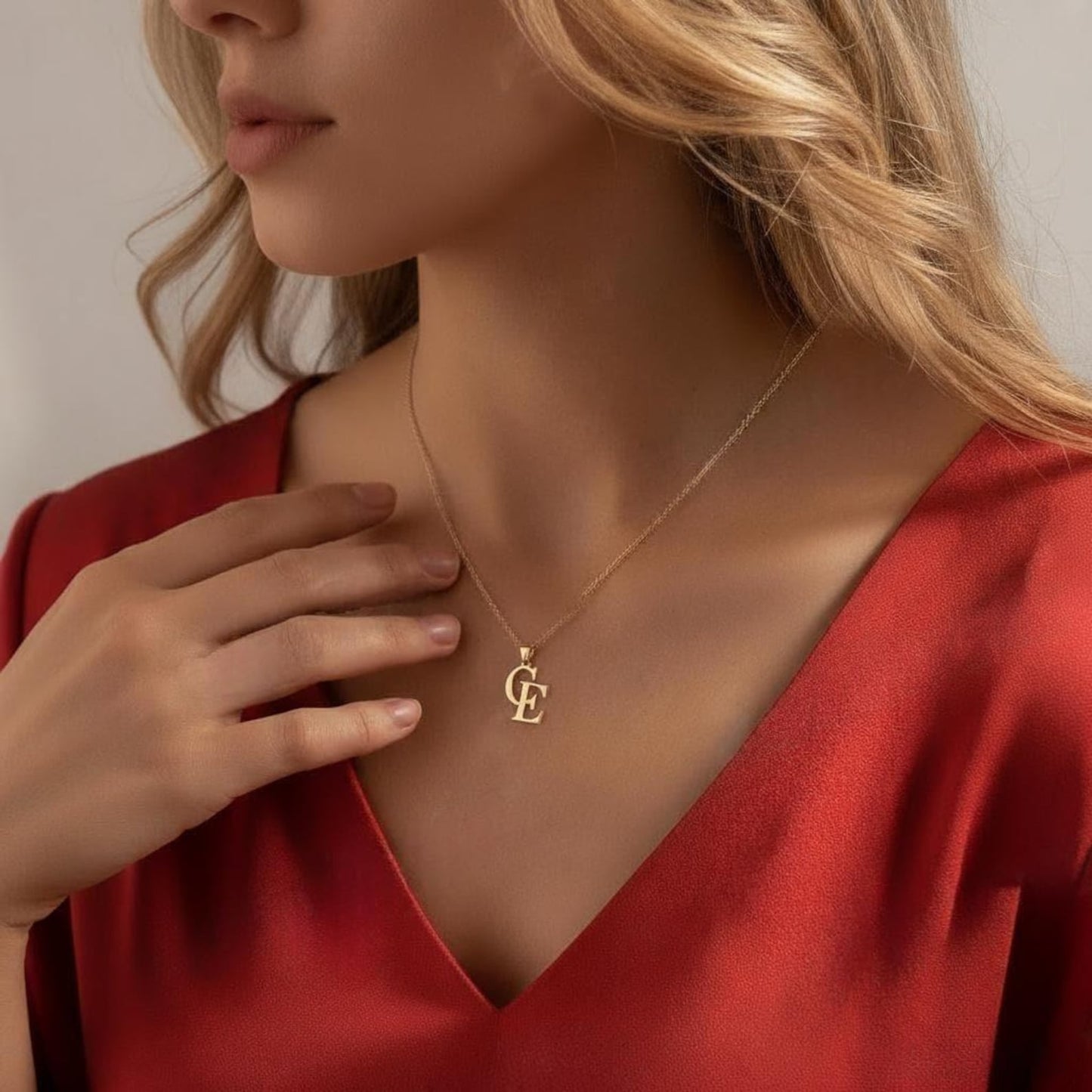 Two Letter Initial Personalised Necklace