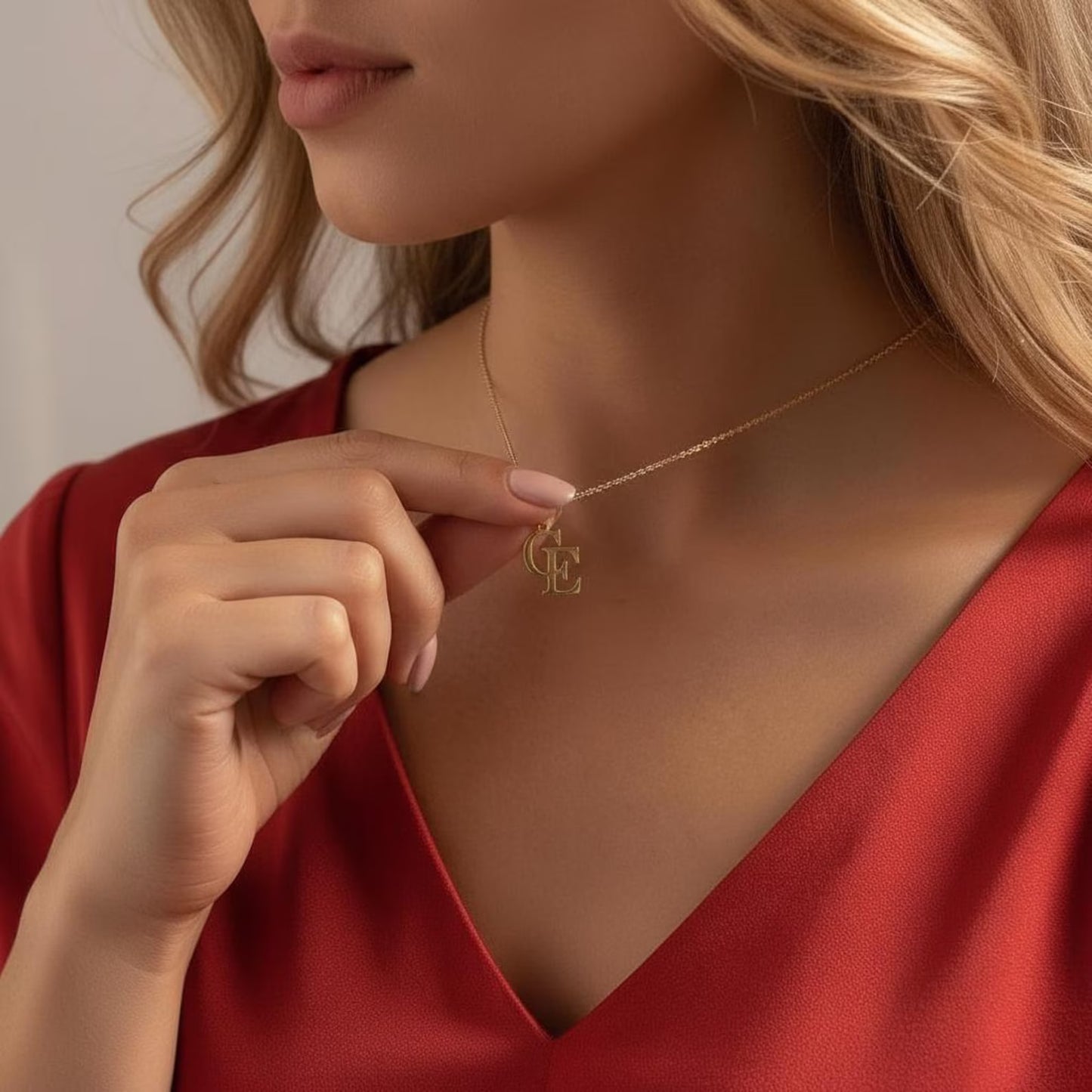 Two Letter Initial Personalised Necklace