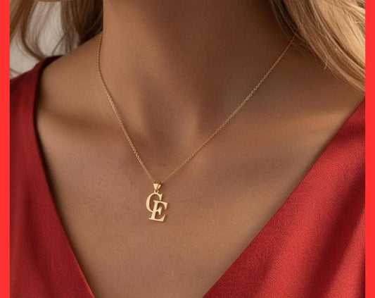 Two Letter Initial Personalised Necklace