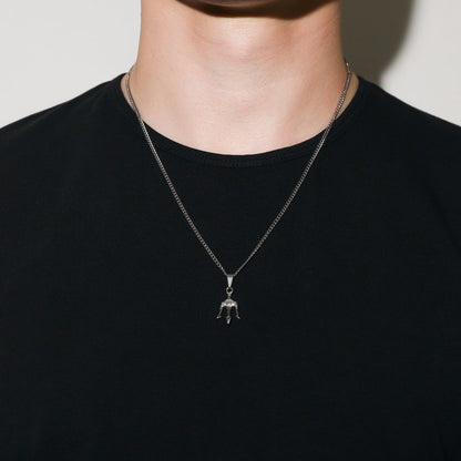 Trident Pendant Necklace For Men