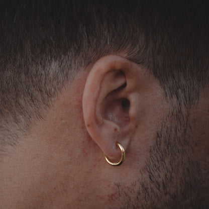 Mens Thick Hoop Earrings