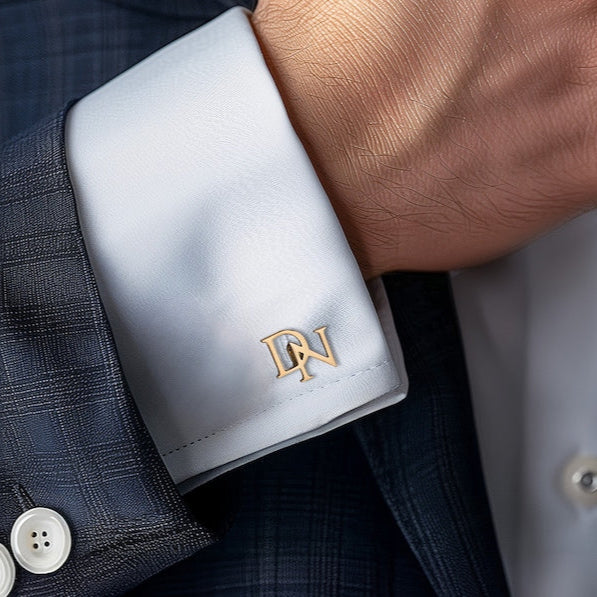 Initial Letter Cufflinks For Men