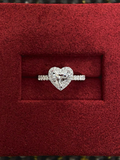 Marquise Shaped Three Stone Lab Grown Diamond Engagement Ring