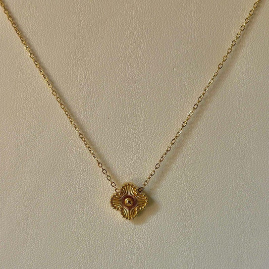 Clover Pendant Necklace For Men