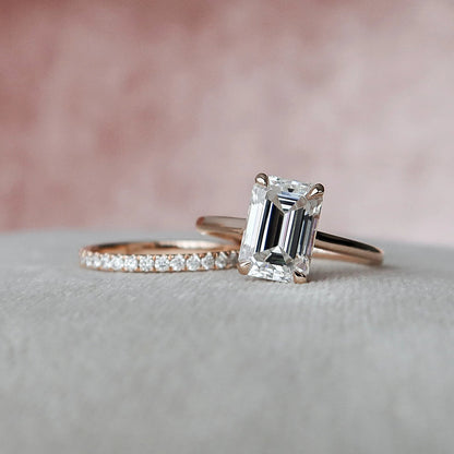 Marquise Cut Cluster Styled Lab Grown Bridal Ring Set