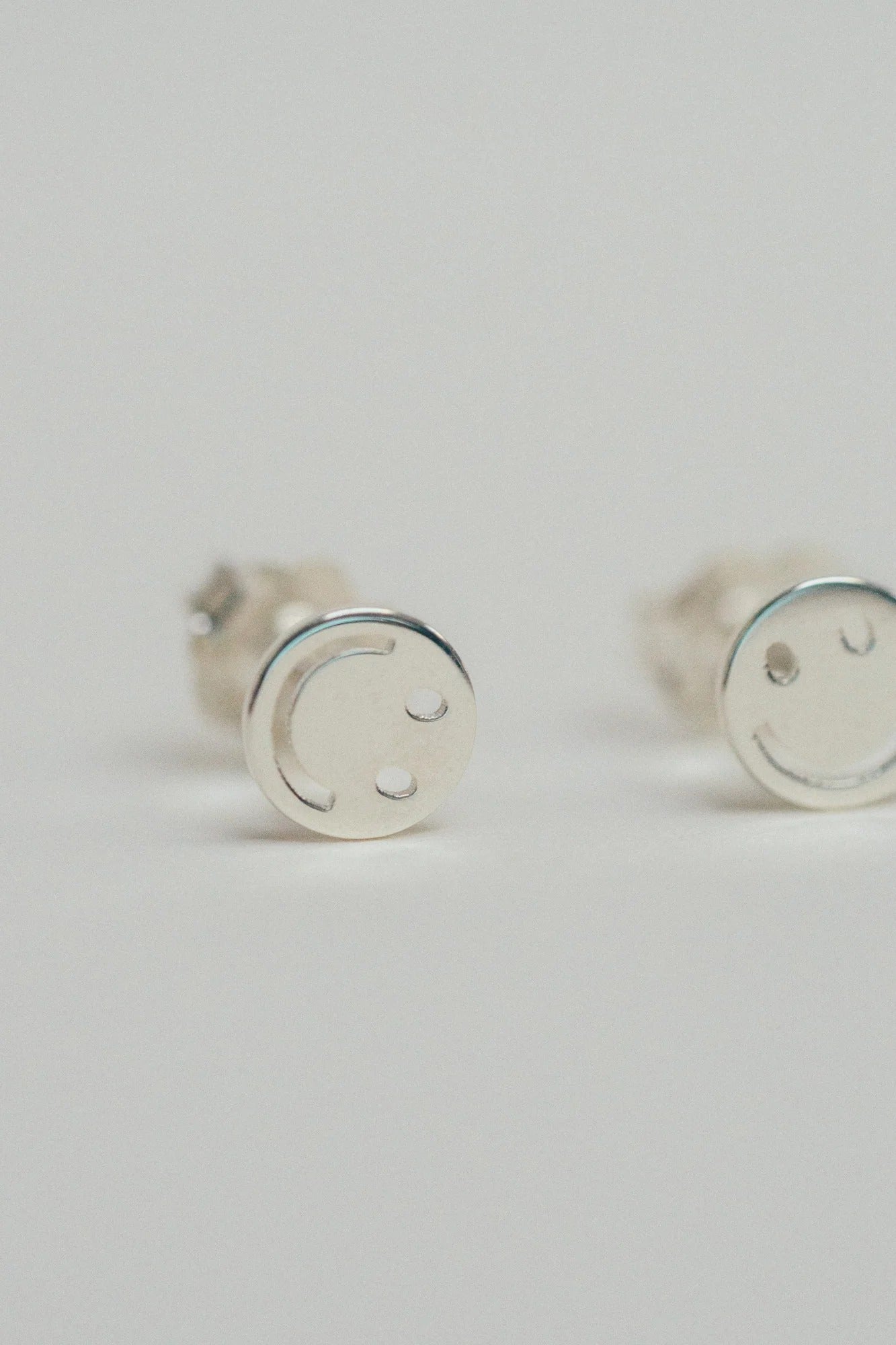 Smiley Stud Earrings