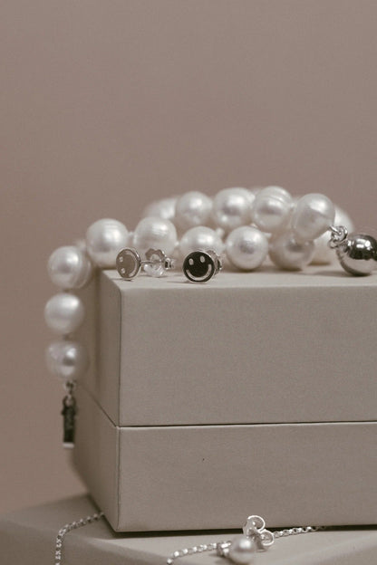 Smiley Stud Earrings