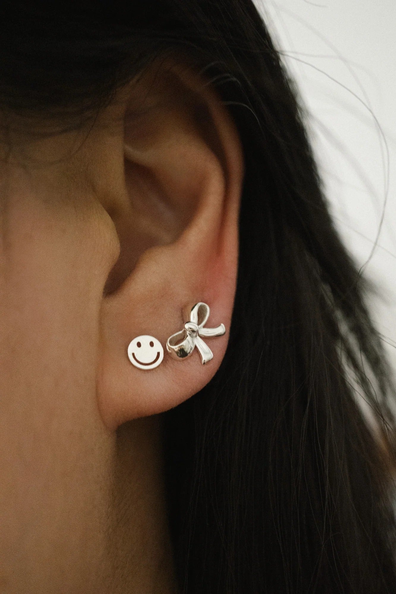 Smiley Stud Earrings