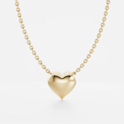 Contour Heart Necklace