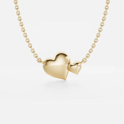 Contour Heart Necklace