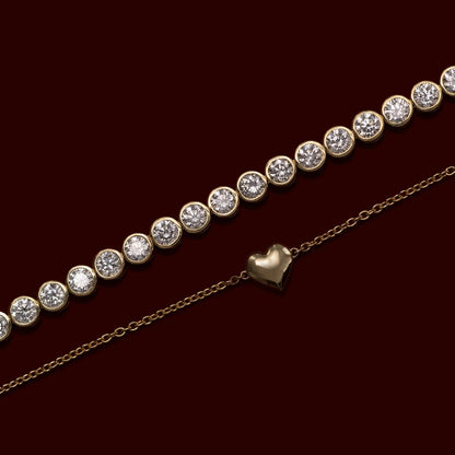 Contour Heart Bracelet