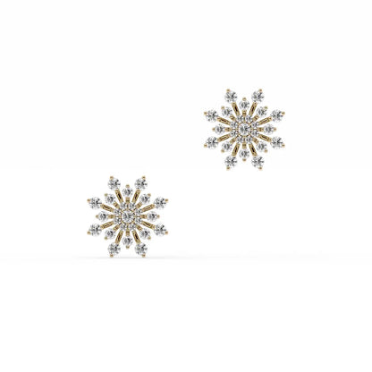 Snowflake Stud Earrings