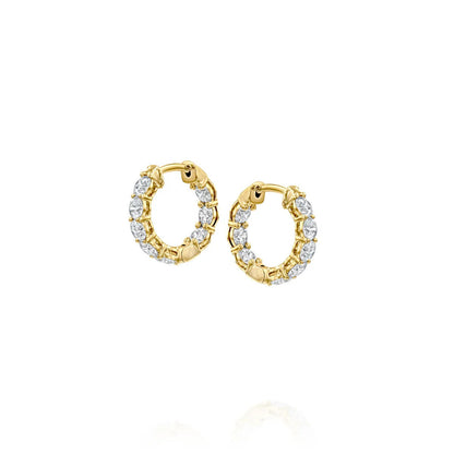 Eternity Hoop Earrings
