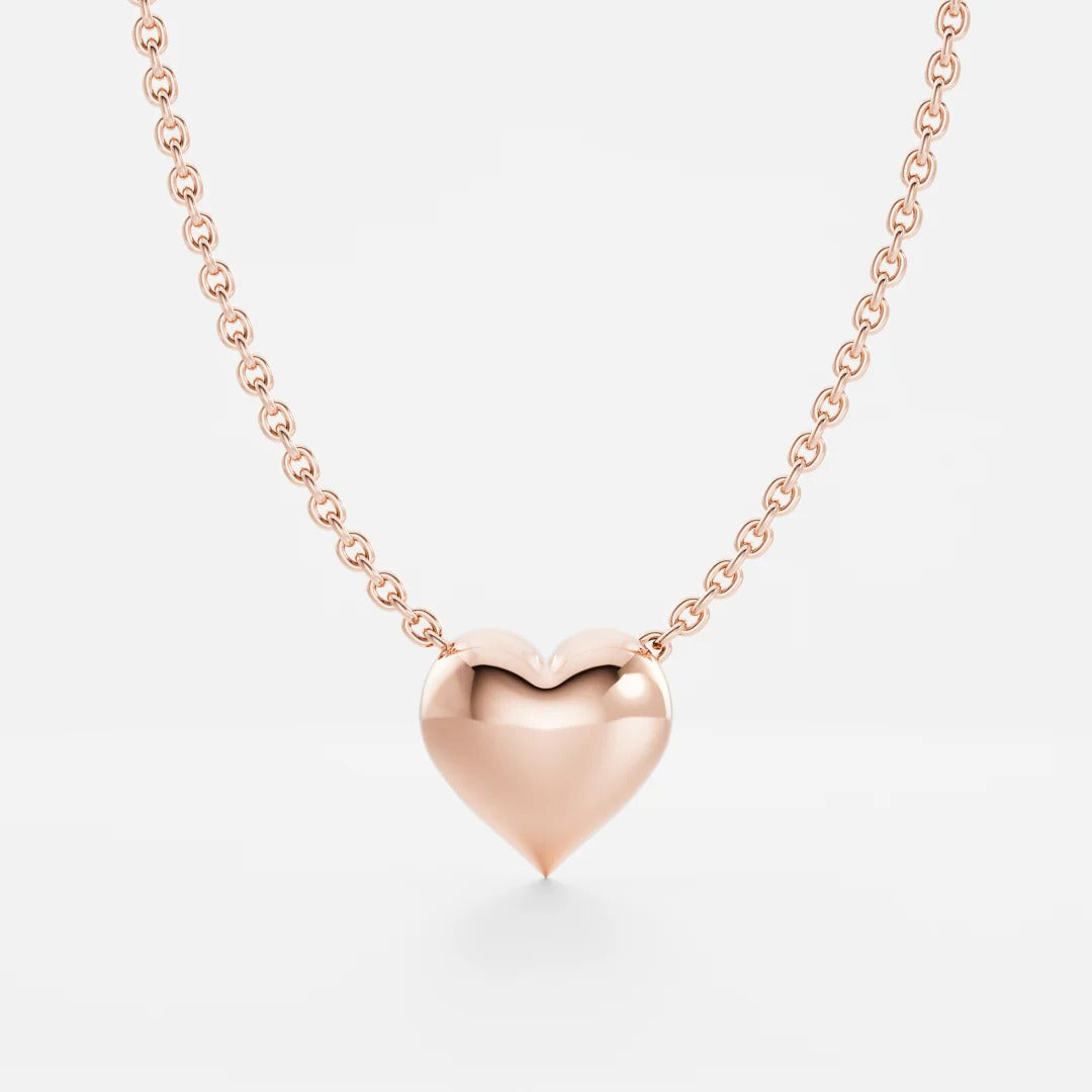 Contour Heart Necklace