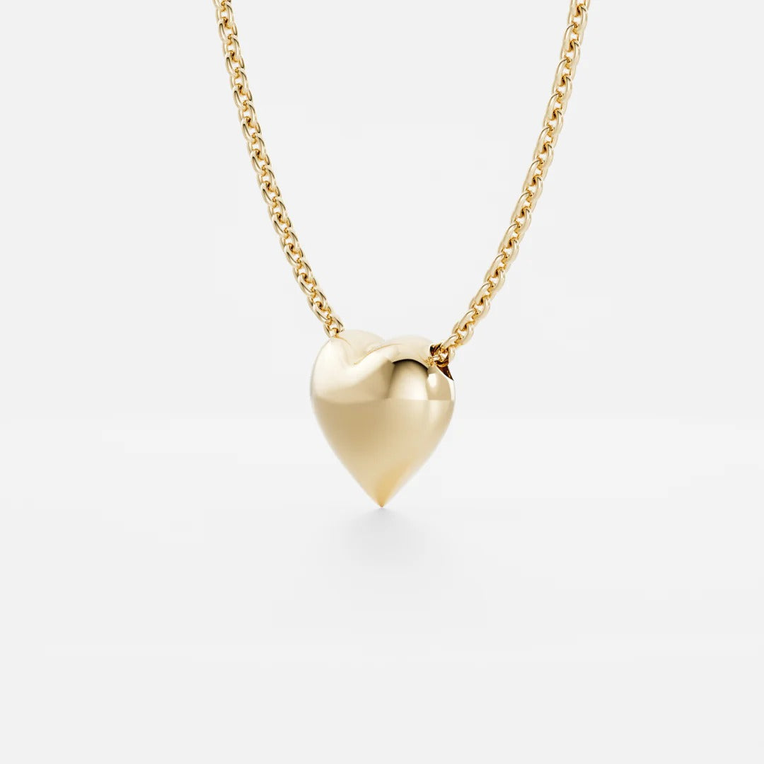 Contour Heart Necklace