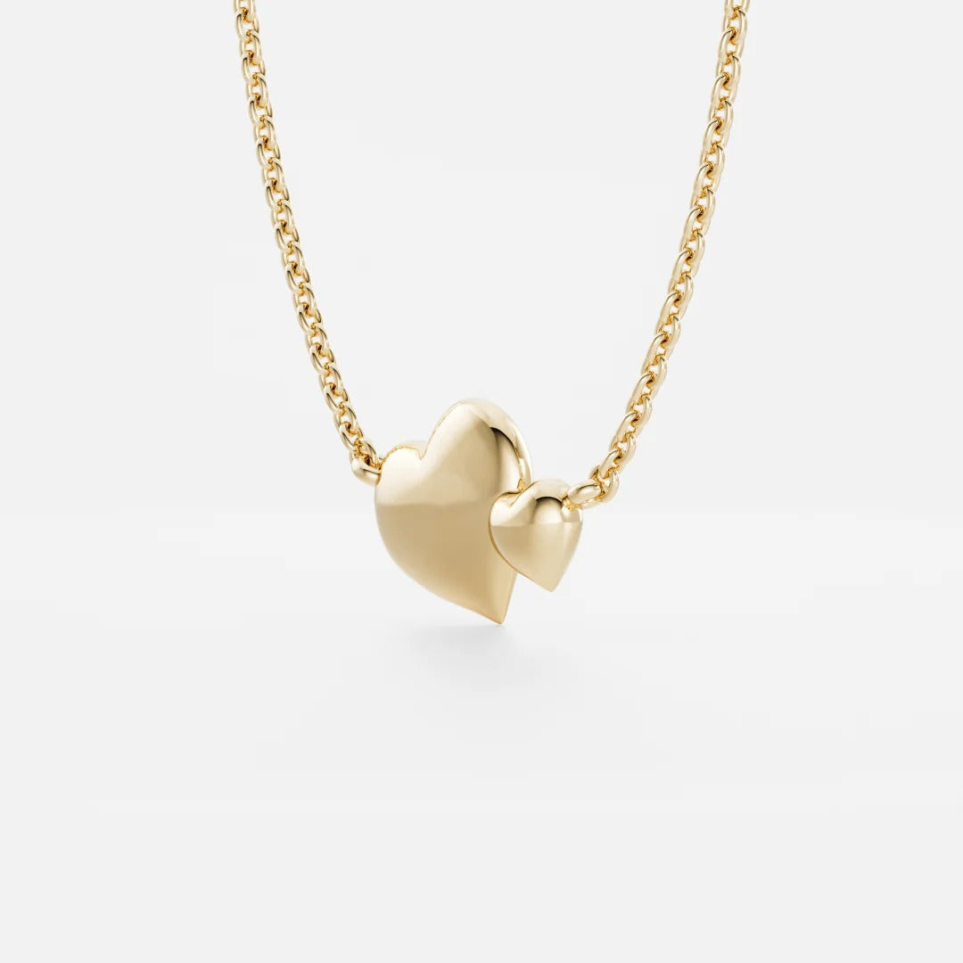 Contour Heart Necklace