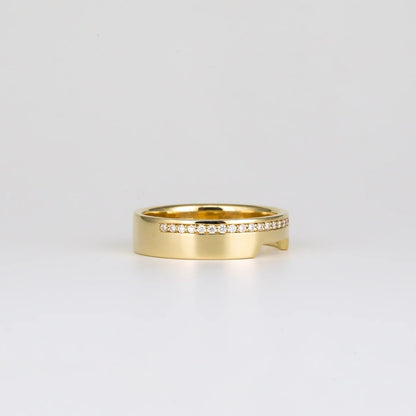 0.05 TCW Round Shaped Channel Setting Moissanite Wedding Band