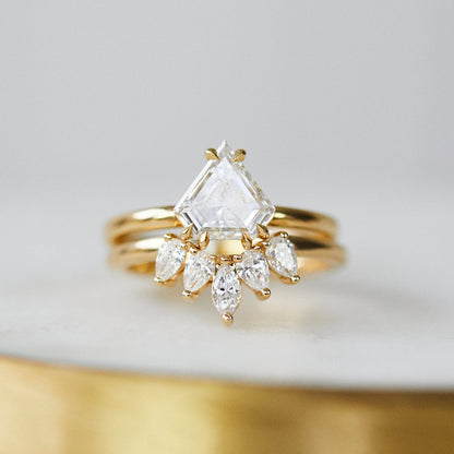 0.25 TCW Round Shaped Half Eternity Lab Grown Diamond Wedding Band