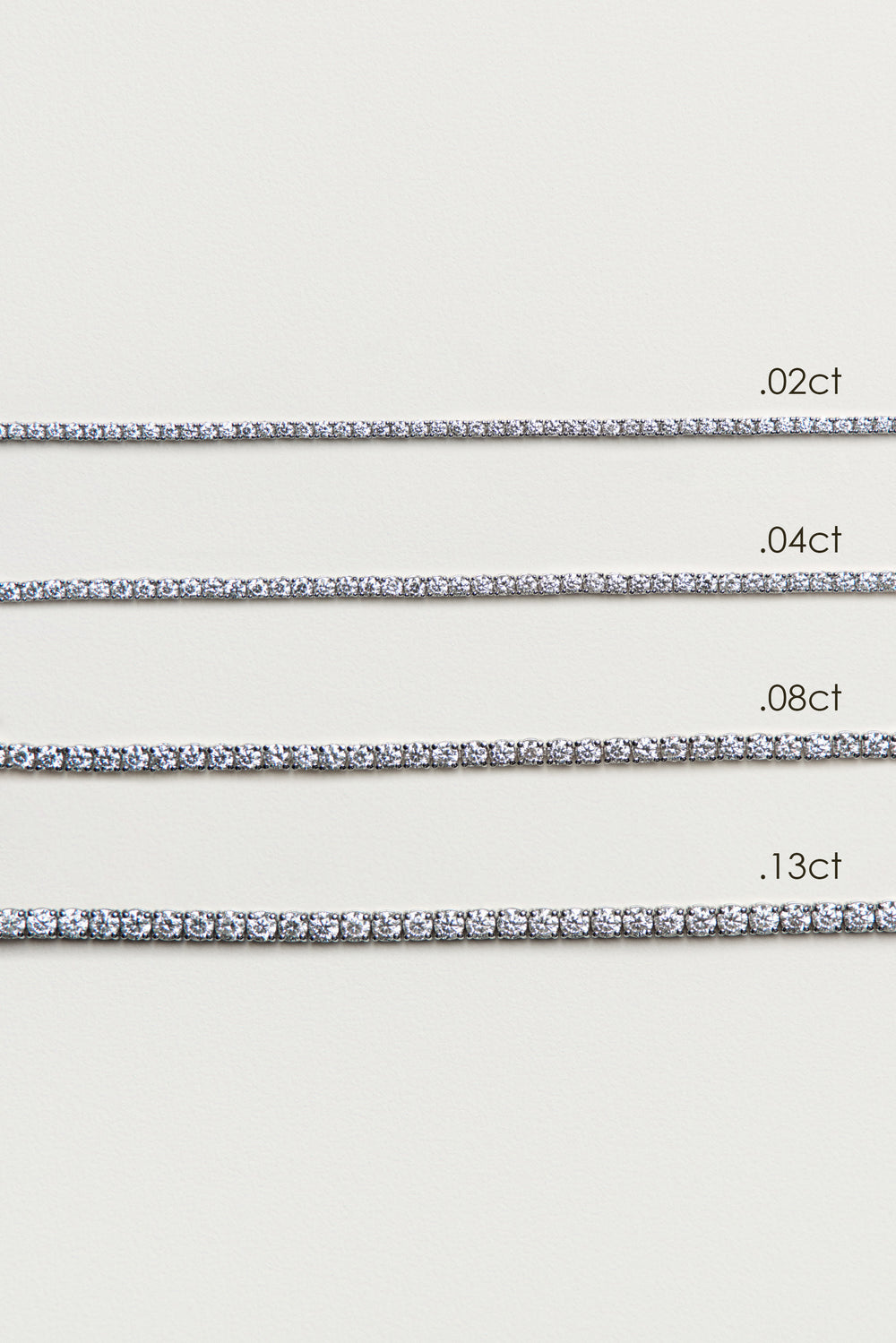 1.58 TCW Round Stones Moissanite Diamond Tennis Bracelet