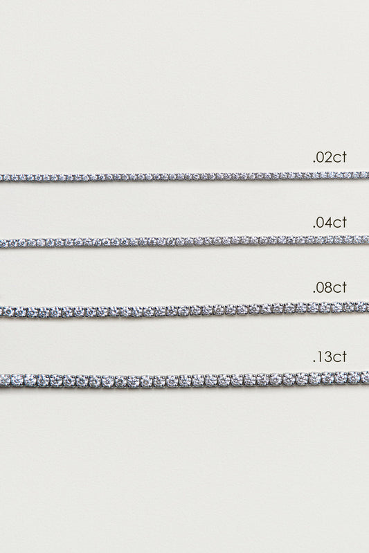 2.55 TCW Round Stones Moissanite Diamond Tennis Bracelet