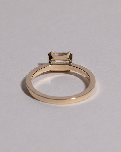 Marquise Shaped Three Stone Lab Grown Diamond Engagement Ring