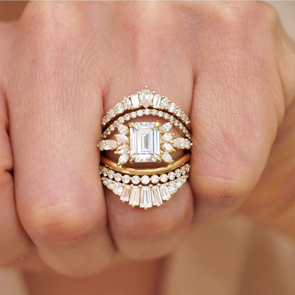 0.25 TCW Round Shaped Half Eternity Lab Grown Diamond Wedding Band