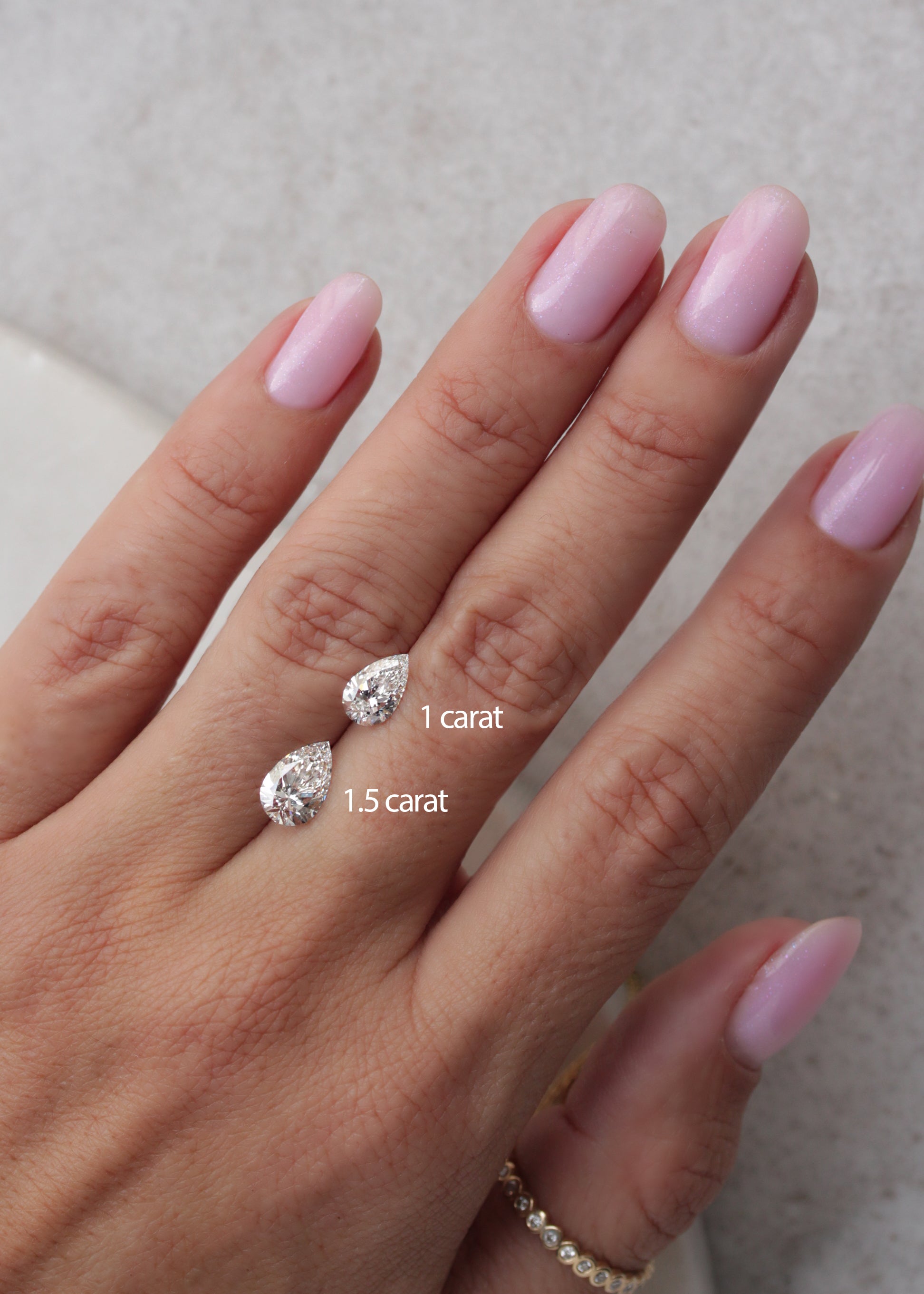 2.9 Carats Emerald Pave Styled Moissanite Engagement Ring