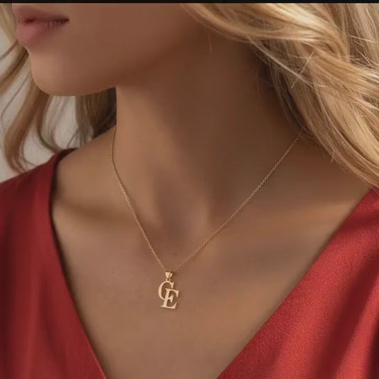Two Letter Initial Personalised Necklace