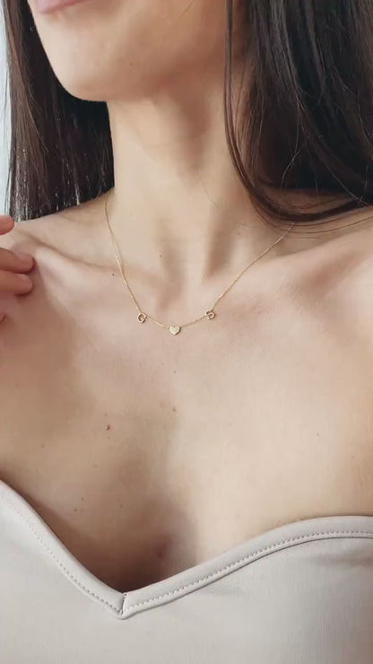 Custom Personalised Initial Necklace