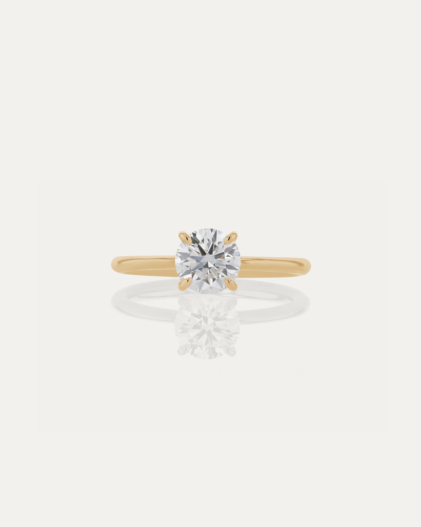 Marquise Shaped Three Stone Lab Grown Diamond Engagement Ring