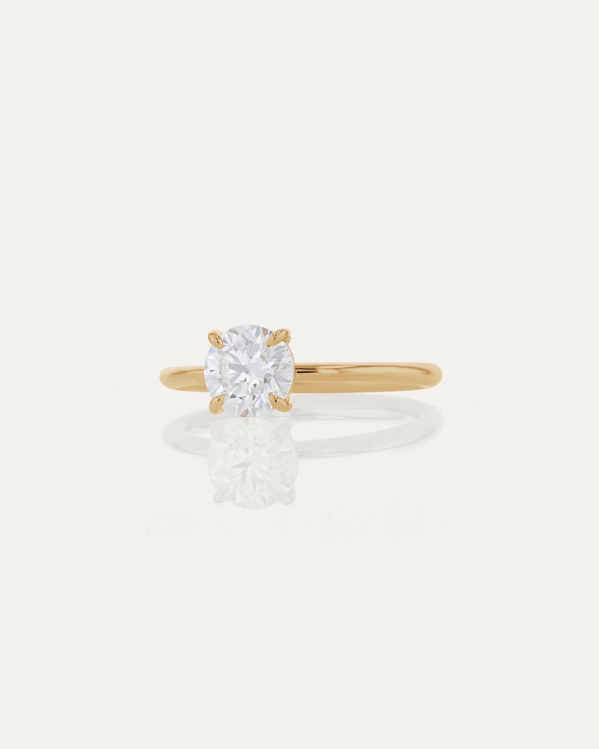 Marquise Shaped Three Stone Lab Grown Diamond Engagement Ring