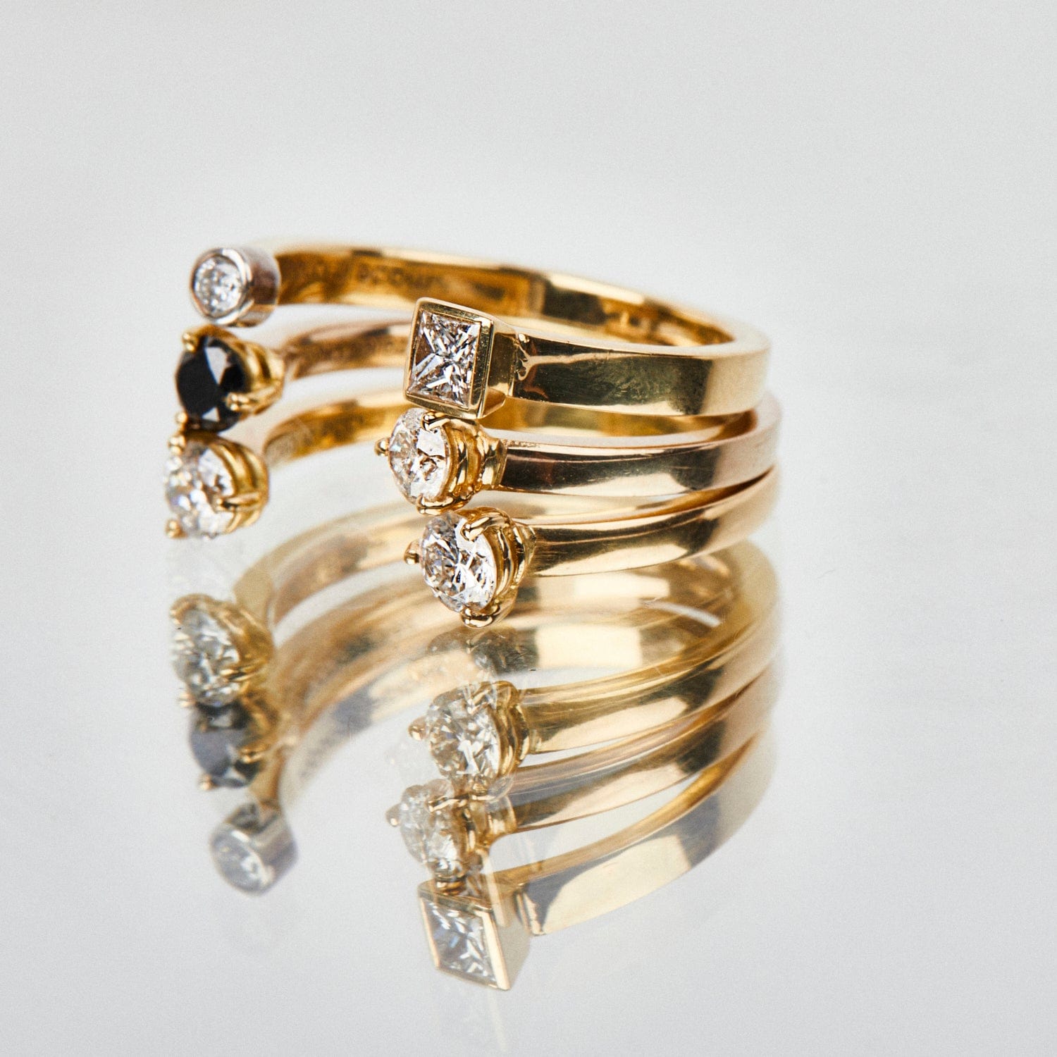 0.25 TCW Round Shaped Half Eternity Lab Grown Diamond Wedding Band