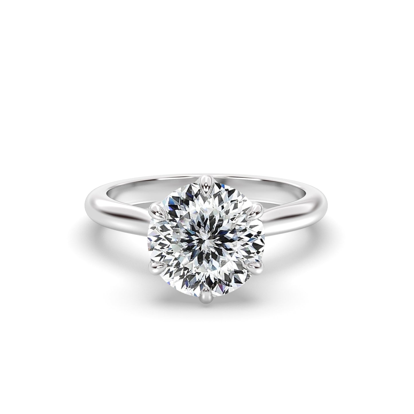 Marquise Shaped Three Stone Lab Grown Diamond Engagement Ring