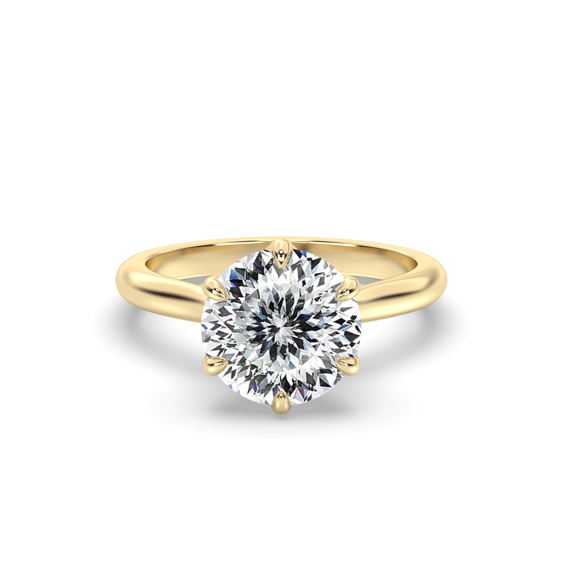 Marquise Shaped Three Stone Lab Grown Diamond Engagement Ring
